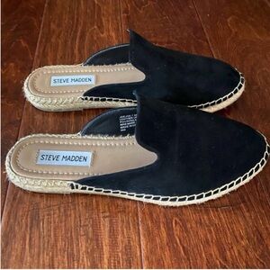 Steve Madden Suede Espadrille Mules